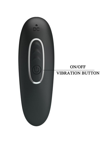 PRETTY LOVE - SIDNEY ANAL VIBRATOR 10 VIBRATIONS BLACK