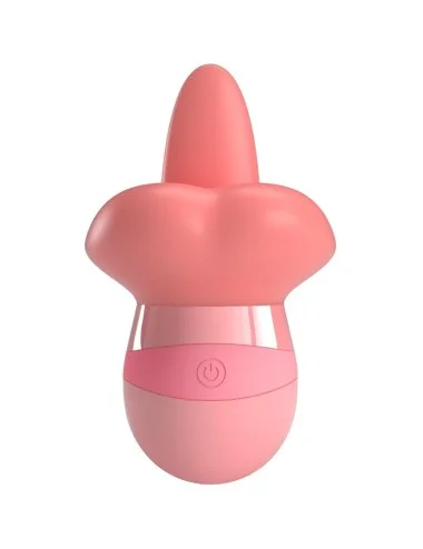 PRETTY LOVE - KYLEE TONGUE CLITORIS STIMULATOR 10 VIBRATIONS NUDE PINK