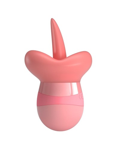 PRETTY LOVE - KYLEE TONGUE CLITORIS STIMULATOR 10 VIBRATIONS NUDE PINK