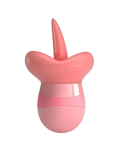PRETTY LOVE - KYLEE TONGUE CLITORIS STIMULATOR 10 VIBRATIONS NUDE PINK