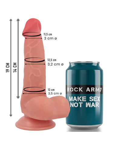ROCKARMY - LIQUID SILICONE FOX 19 CM -O- 3.2 CM