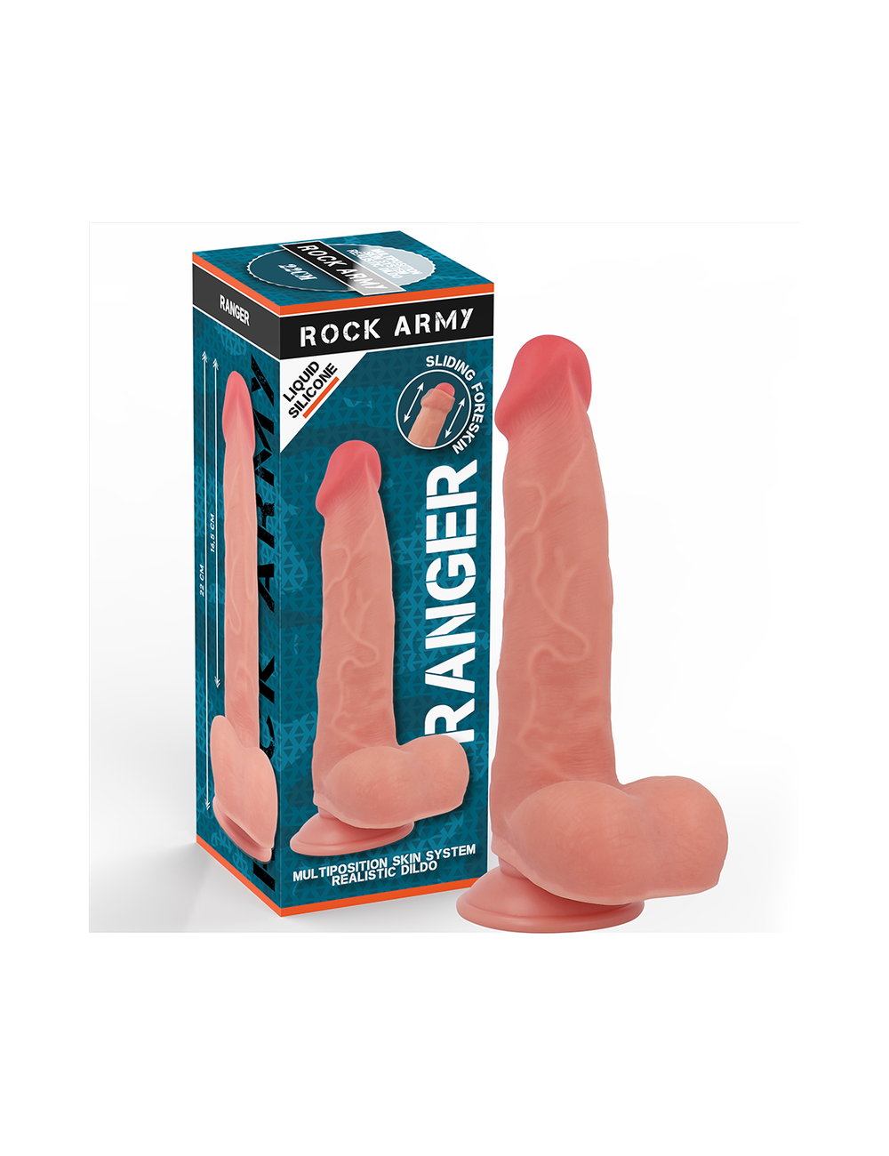 ROCKARMY - LIQUID SILICONE RANGER 22 CM -O- 3.6 CM ROCKARMY - LIQUID SILICONE RANGER 22 CM -O- 3.6 CM