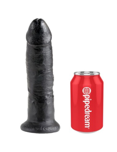KING COCK - HARNESS WITH BLACK REALISTIC PENIS 22.9 CM