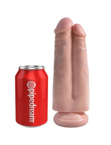 KING COCK - TWO COCKS ONE HOLE 20.3 CM