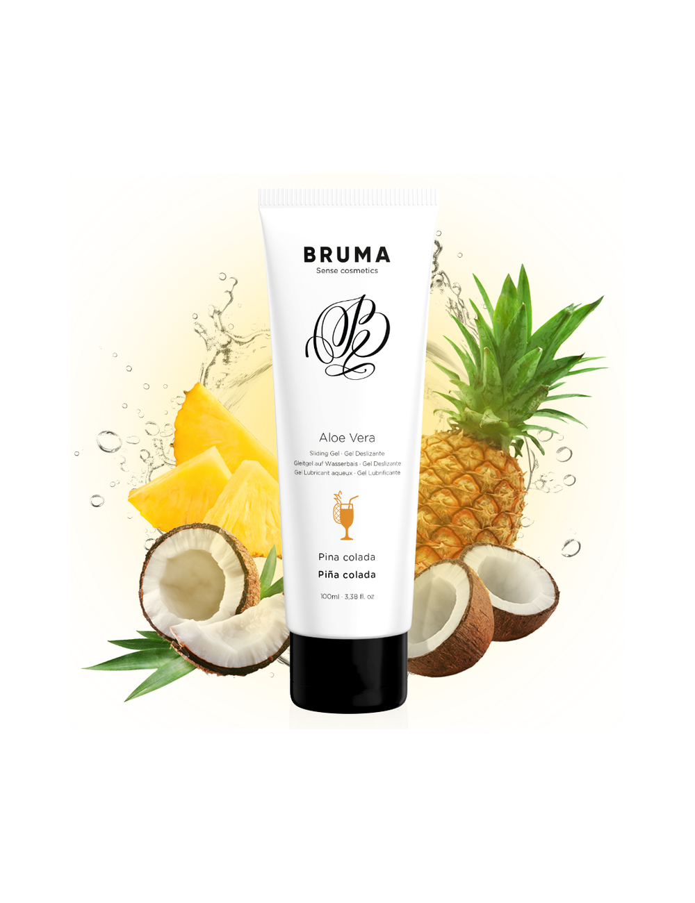 BRUMA - ALOE VERA SLIDING GEL PINA COLADA FLAVOR 100 ML