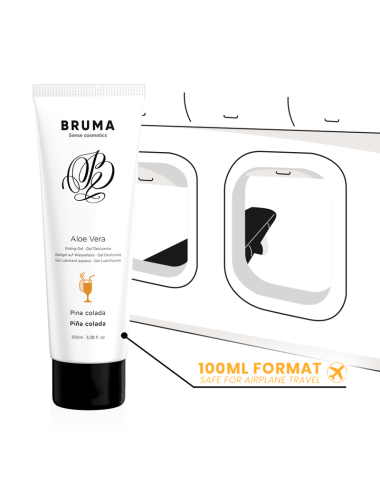 BRUMA - ALOE VERA SLIDING GEL PINA COLADA FLAVOR 100 ML