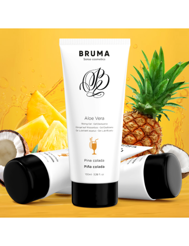 BRUMA - ALOE VERA SLIDING GEL PINA COLADA FLAVOR 100 ML