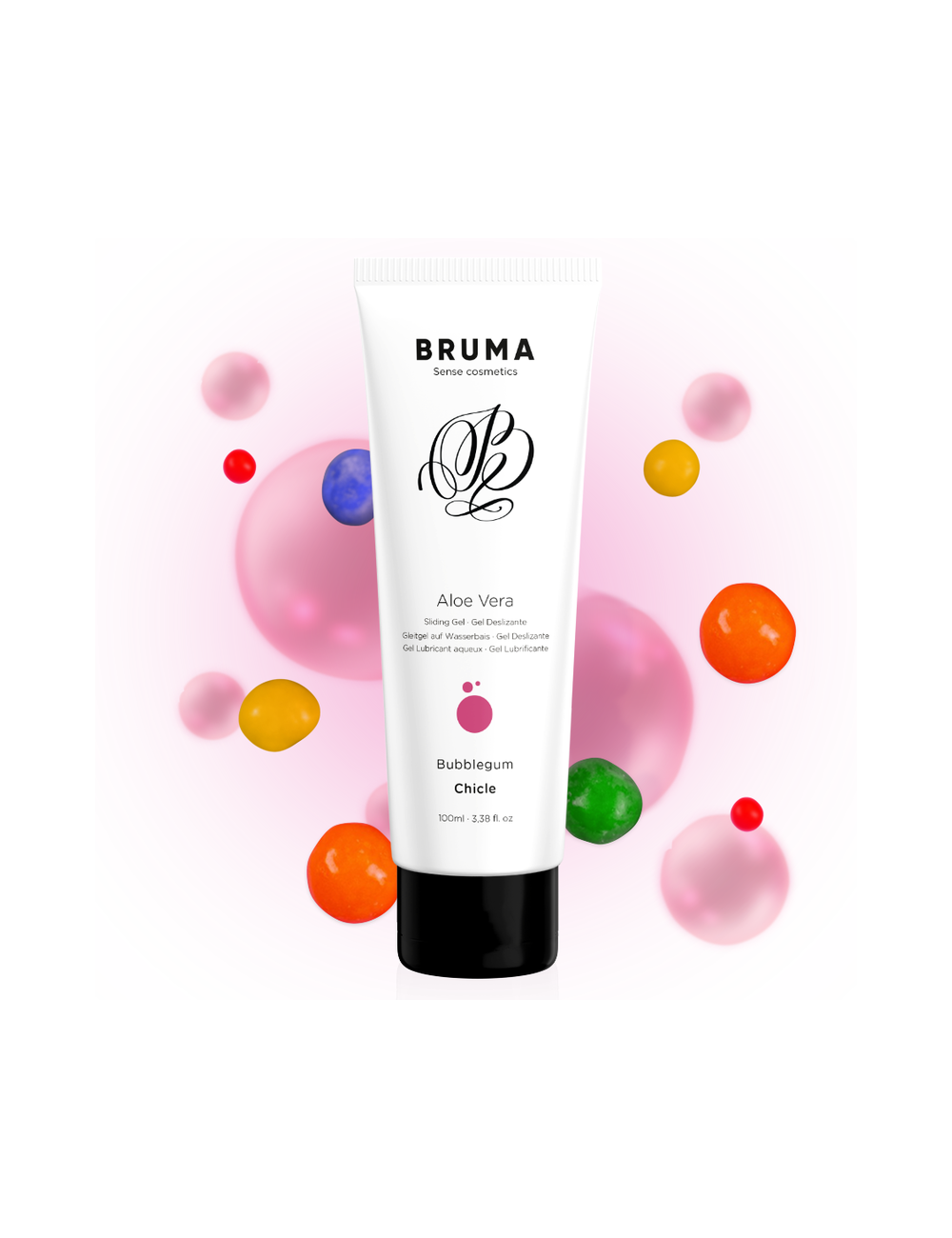 BRUMA - ALOE VERA SLIDING GEL BUBBLEGUM FLAVOR 100 ML