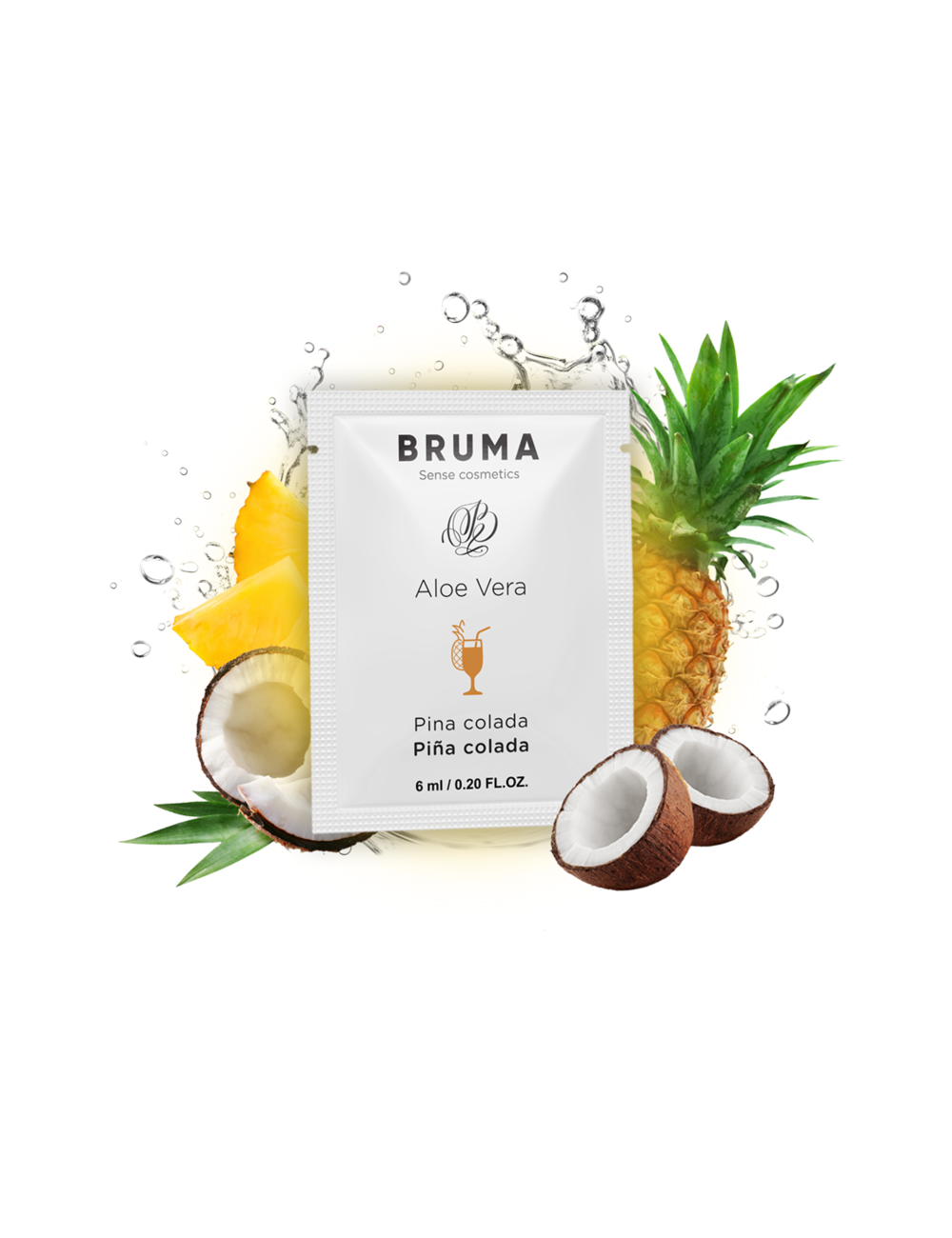BRUMA - ALOE VERA SLIDING GEL PINA COLADA FLAVOR 6 ML BRUMA - ALOE VERA SLIDING GEL PINA COLADA FLAVOR 6 ML