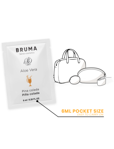 BRUMA - ALOE VERA SLIDING GEL PINA COLADA FLAVOR 6 ML