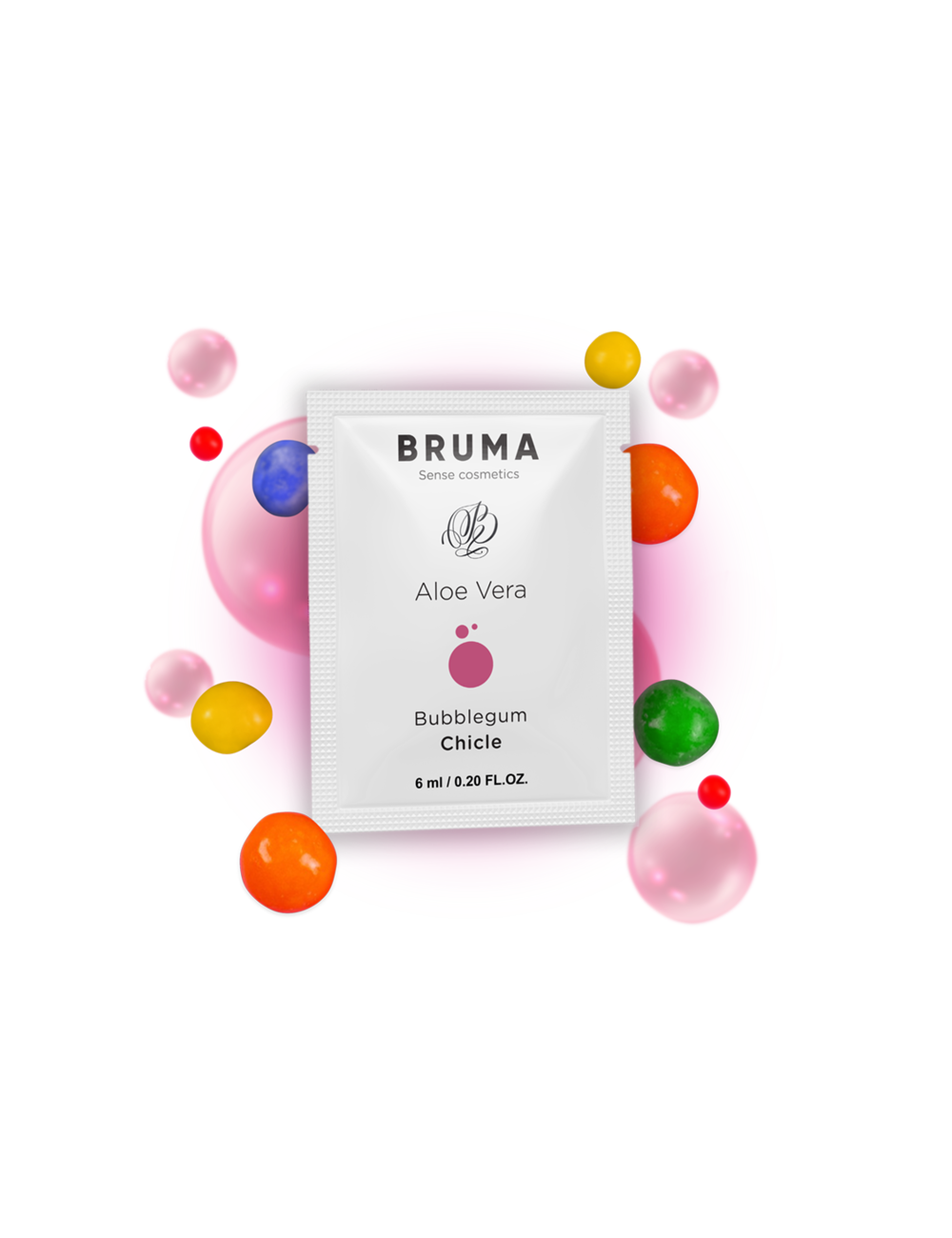 BRUMA - ALOE VERA SLIDING GEL BUBBLEGUM FLAVOR 6 ML BRUMA - ALOE VERA SLIDING GEL BUBBLEGUM FLAVOR 6 ML