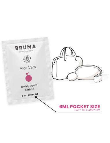 BRUMA - ALOE VERA SLIDING GEL BUBBLEGUM FLAVOR 6 ML