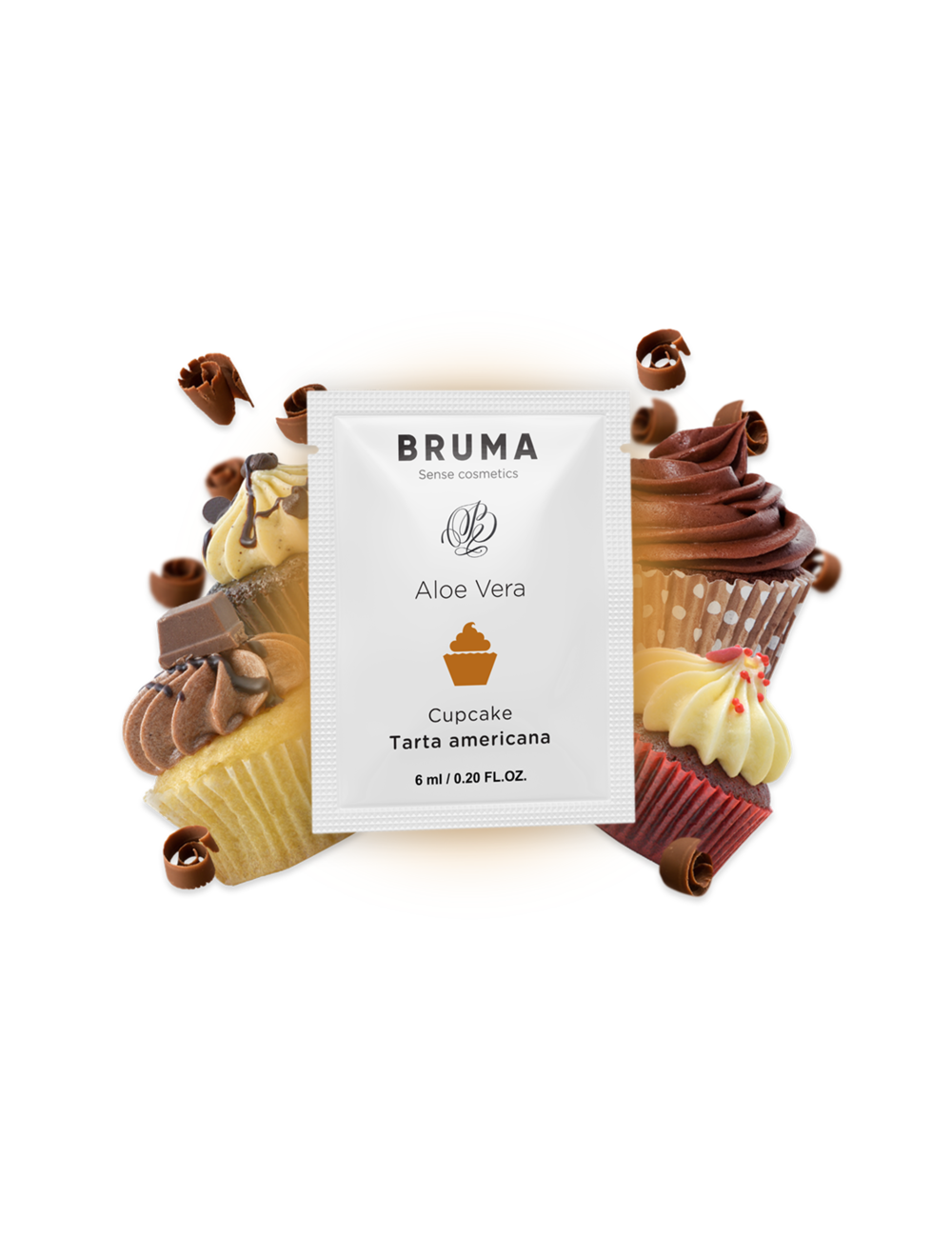 BRUMA - ALOE VERA SLIDING GEL CUPCAKE FLAVOR 6 ML BRUMA - ALOE VERA SLIDING GEL CUPCAKE FLAVOR 6 ML