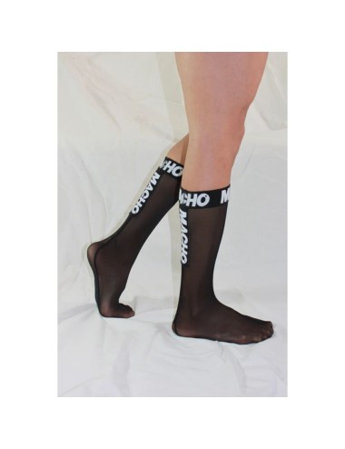 MACHO - THIN SOCKS ONE SIZE BLACK