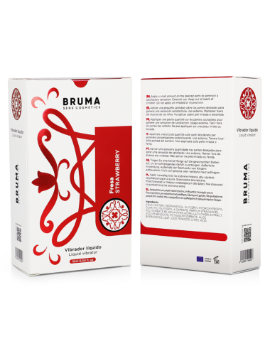 BRUMA - LIQUID VIBRATOR ULTRA SLIDING STRAWBERRY 15 ML