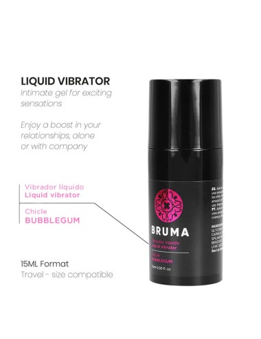 BRUMA - LIQUID VIBRATOR ULTRA SLIDING BUBBLEGUM 15 ML