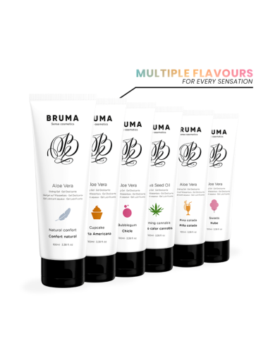 BRUMA - SATIVA SEED OIL SLIDING GEL WARMING CANNABIS FLAVOR 100 ML