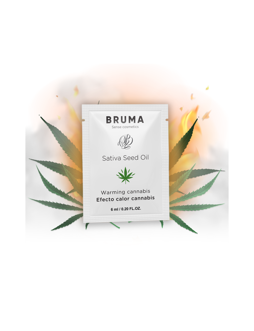 BRUMA - SATIVA SEED OIL SLIDING GEL WARMING CANNABIS FLAVOR 6 ML BRUMA - SATIVA SEED OIL SLIDING GEL WARMING CANNABIS FLAVOR 6 ML