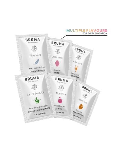 BRUMA - SATIVA SEED OIL SLIDING GEL WARMING CANNABIS FLAVOR 6 ML