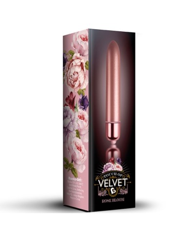 ROCKS-OFF - VIBRATING BULLET TOUCH OF VELVET ROSE BLOOM 10 SPEEDS