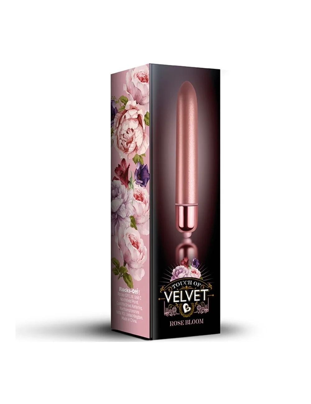 ROCKS-OFF - VIBRATING BULLET TOUCH OF VELVET ROSE BLOOM 10 SPEEDS ROCKS-OFF - VIBRATING BULLET TOUCH OF VELVET ROSE BLOOM 10 SPEEDS