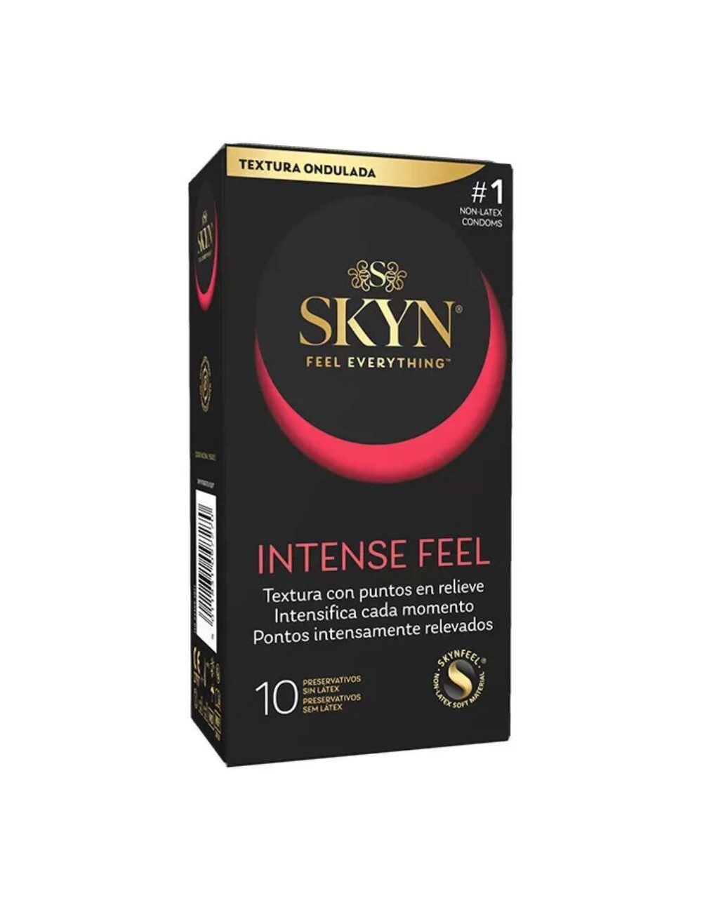 SKYN - INTENSE FEEL TEXTURED CONDOM WITH WAVY DESIGN 10 UNITS SKYN - INTENSE FEEL TEXTURED CONDOM WITH WAVY DESIGN 10 UNITS