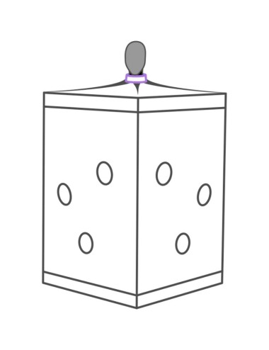 SECRET DOME - KINK CLUB CABIN SCANDALE PURPLE