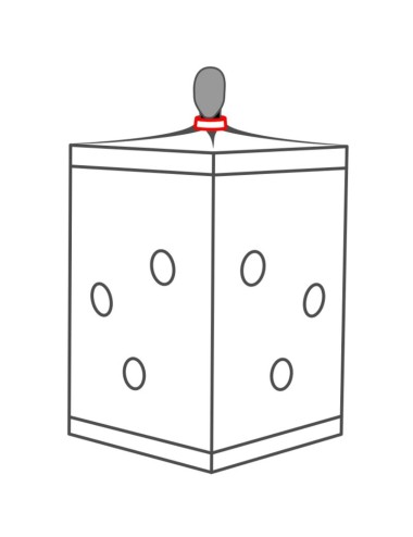 SECRET DOME - KINK CLUB CABIN SCANDALE BLACK & RED