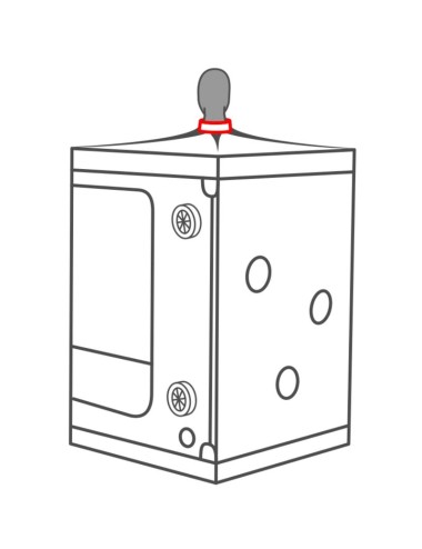 SECRET DOME - KINK CLUB CABIN SCANDALE BLACK & RED