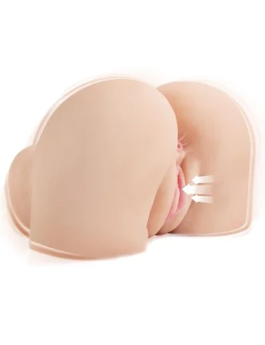 PDX ELITE - BACK THAT ASS UP REALISTIC VIBRATING VAGINA AND ANUS MASTURBATOR