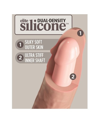 KING COCK - ELITE REALISTIC SILICONE DILDO 25.4 CM