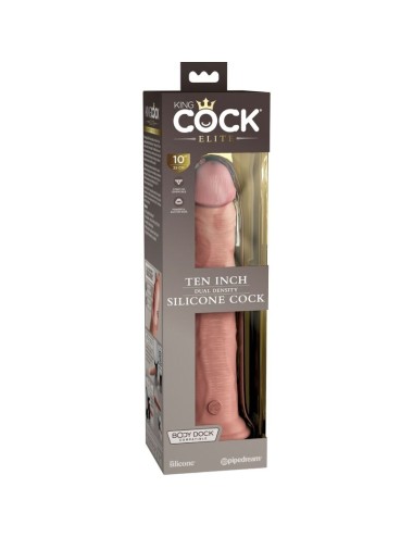 KING COCK - ELITE REALISTIC SILICONE DILDO 25.4 CM
