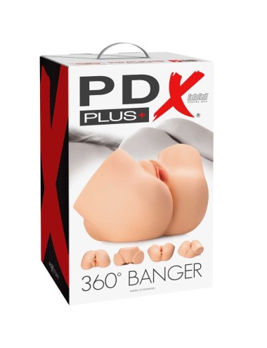 PDX PLUS - 360 BANGER REALISTIC ANAL AND VAGINA MASTURBATOR