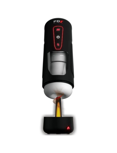 PDX ELITE - MILK ME HOTTER AUTOMATIC MASTURBATOR WITH THRUSTING AND HEAT EFFECT VIBRATION