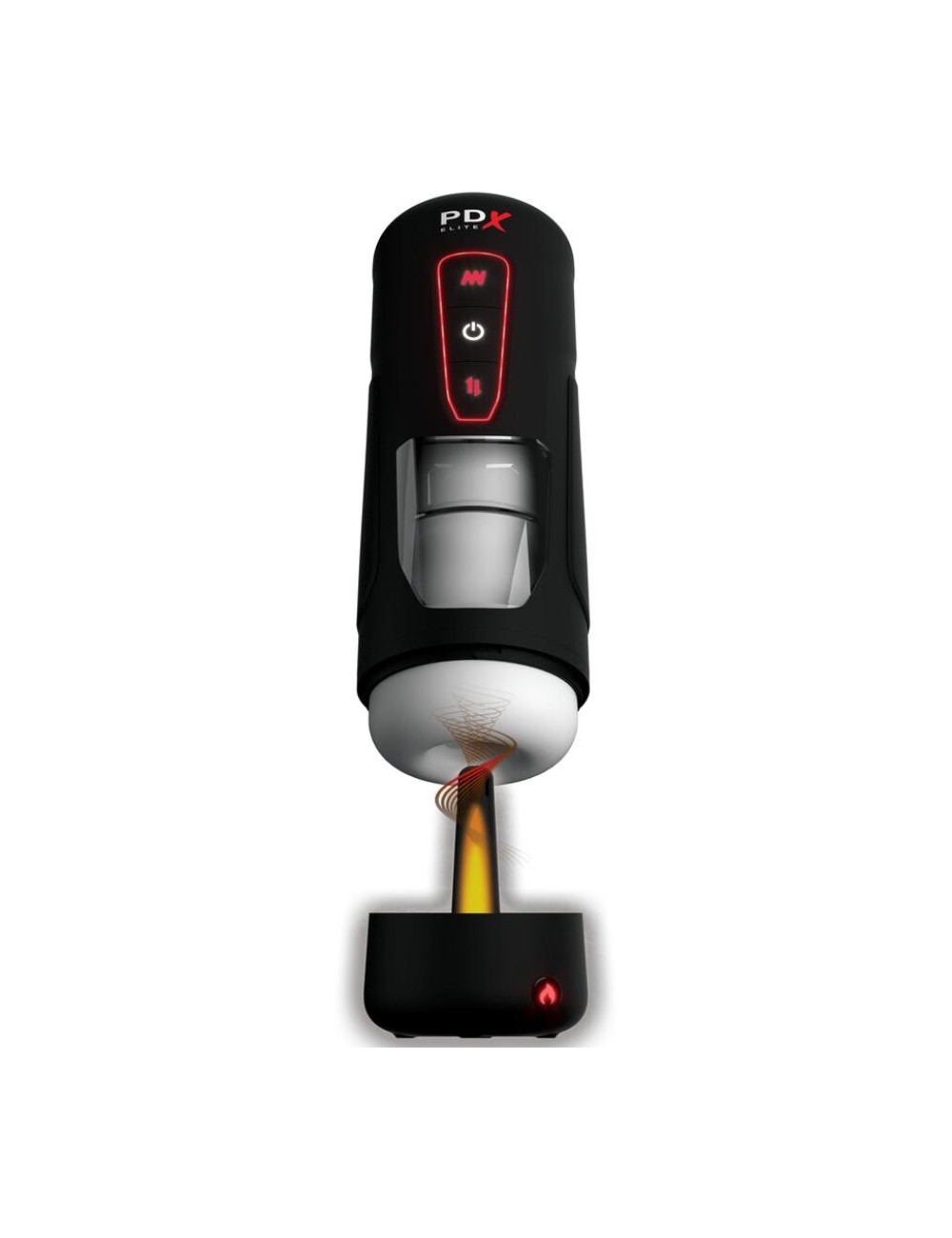 PDX ELITE - MILK ME HOTTER AUTOMATIC MASTURBATOR WITH THRUSTING AND HEAT EFFECT VIBRATION