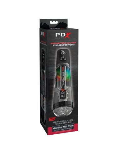 PDX ELITE - VIEWTUBE MAX VIEW AUTOMATIC MASTURNADOR WITH TRANSPARENT SUCTION