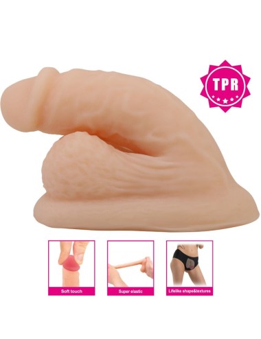 PRETTY LOVE - WILDON ULTRA REALISTIC AND ELASTIC DILDO 10 CM NATURAL
