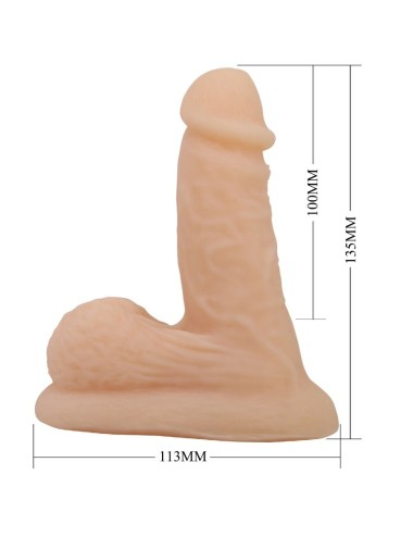 PRETTY LOVE - WILDON ULTRA REALISTIC AND ELASTIC DILDO 10 CM NATURAL
