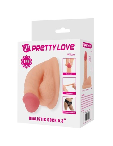 PRETTY LOVE - WILDON ULTRA REALISTIC AND ELASTIC DILDO 10 CM NATURAL
