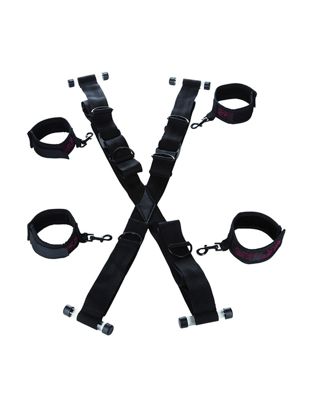 CALEXOTICS - SCANDAL CROSS-SHAPED DOOR HANDCUFFS CALEXOTICS - SCANDAL CROSS-SHAPED DOOR HANDCUFFS