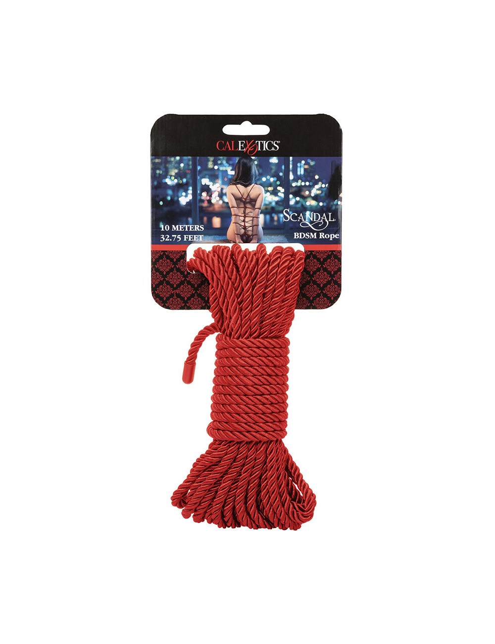 CALEXOTICS - SCANDAL RED BDSM ROPE 10 M CALEXOTICS - SCANDAL RED BDSM ROPE 10 M