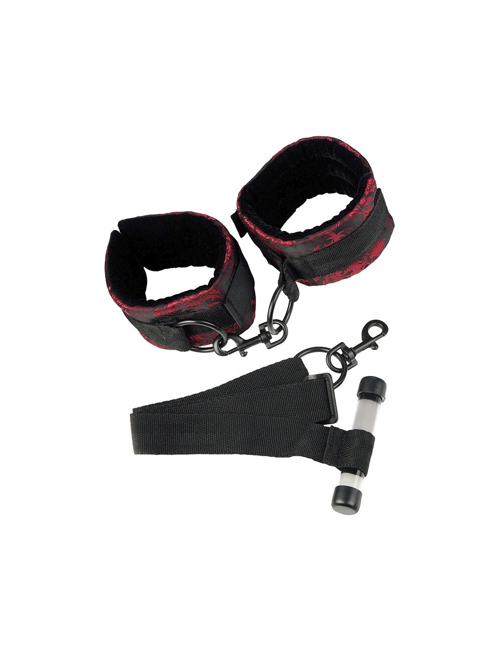 CALEXOTICS - SCANDAL BLACK DOOR HANDCUFFS CALEXOTICS - SCANDAL BLACK DOOR HANDCUFFS