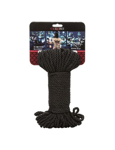CALEXOTICS - SCANDAL BLACK BDSM ROPE 30 M