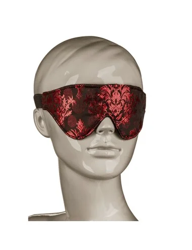 CALEXOTICS - SCANDAL OPAQUE EYE MASK WITH RED DETAILS