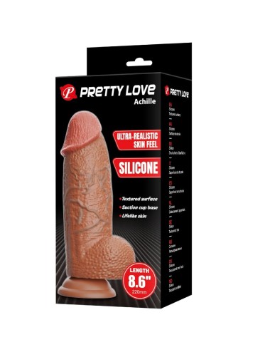 PRETTY LOVE - ACHILLE ULTRA REALISTIC DILDO 22 CM