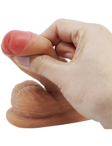 PRETTY LOVE - WARNELL ULTRA REALISTIC AND ELASTIC DILDO 9.5 CM MULATO
