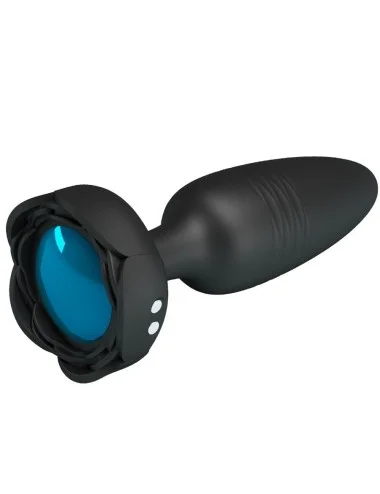 PRETTY LOVE - TARION ANAL PLUG WITH  LED LIGHT BLACK 12.5 CM