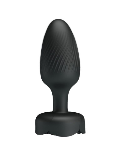 PRETTY LOVE - VARIAN ANAL PLUG WITH  LED LIGHT BLACK 10.8 CM