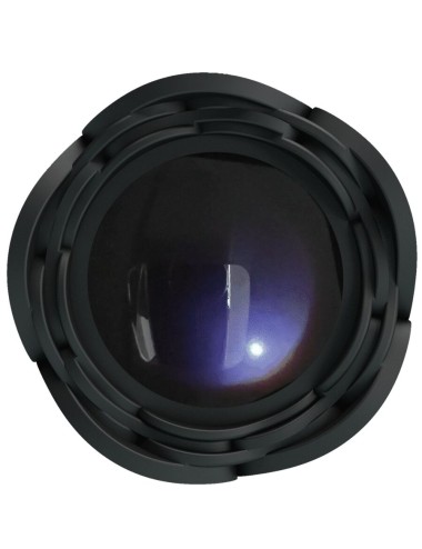 PRETTY LOVE - OLMAN ANAL PLUG WITH  LED LIGHT BLACK 8.8 CM