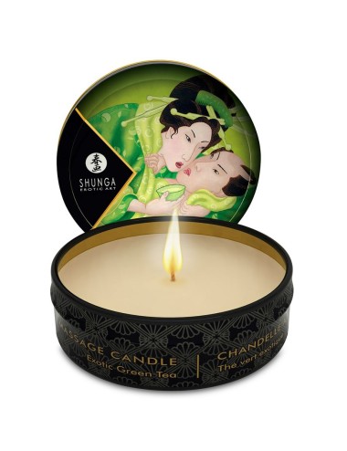 SHUNGA - MINI CARESS BY CANDLELIGHT DISPLAY MASSAGE CANDLES 24 UNITS